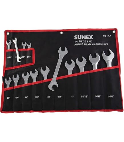 Sunex Tools 9809A Flare Nut Wrench Set, 1/4